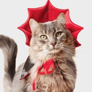 New Boots & Barkley Vampire Cape Cat Headpiece Costume